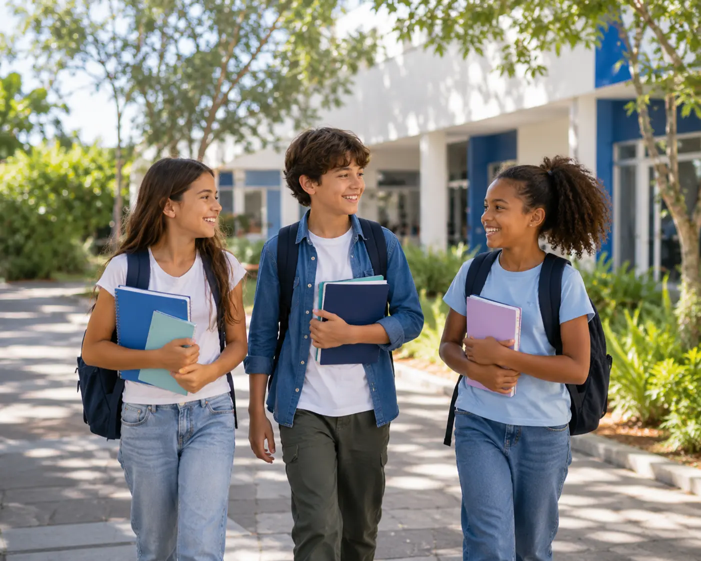 Alunos em sala de aula