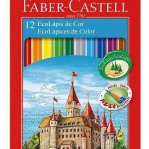 Lápis de cor Faber-Castell 12 cores