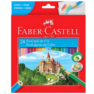 Lápis de cor Faber-Castell 24 cores