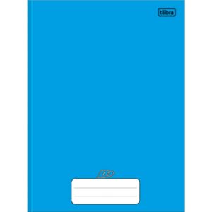 Caderno brochura azul