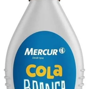 Cola branca escolar líquida 90g - Mercur