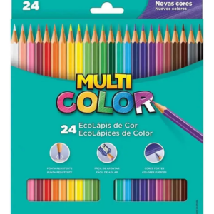 Lápis de cor Multicolor 24 cores Faber-Castell