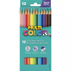Lápis de cor Multicolor 12 cores Faber-Castell