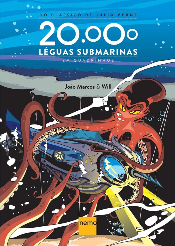 20 mil léguas submarinas em Quadrinhos – Editora Nemo